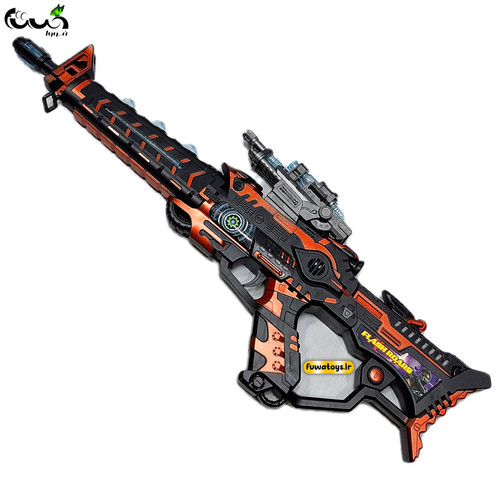 تفنگ موزیکال مدل AK558 سایز 60cm دارای رقص نور و موزیک