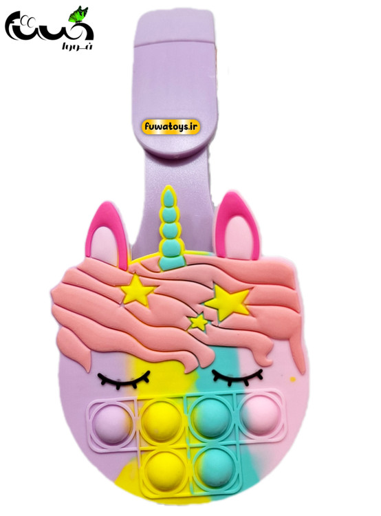 هدفون بیسیم طرح یونیکورن پاپیتی مدل TK668A