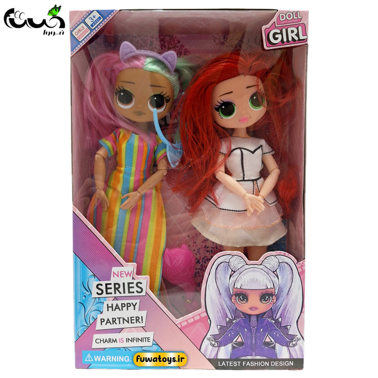 عروسک های ال و ال ۲ عددی جعبه ای اورجینال