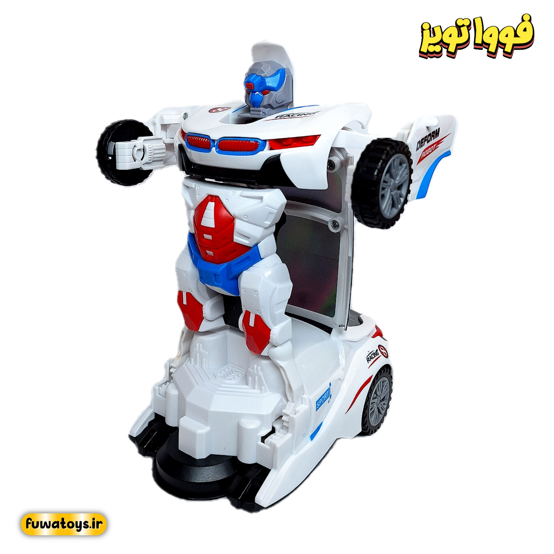 ماشین تبدیل شونده به ربات موزیکال برند ROBOT