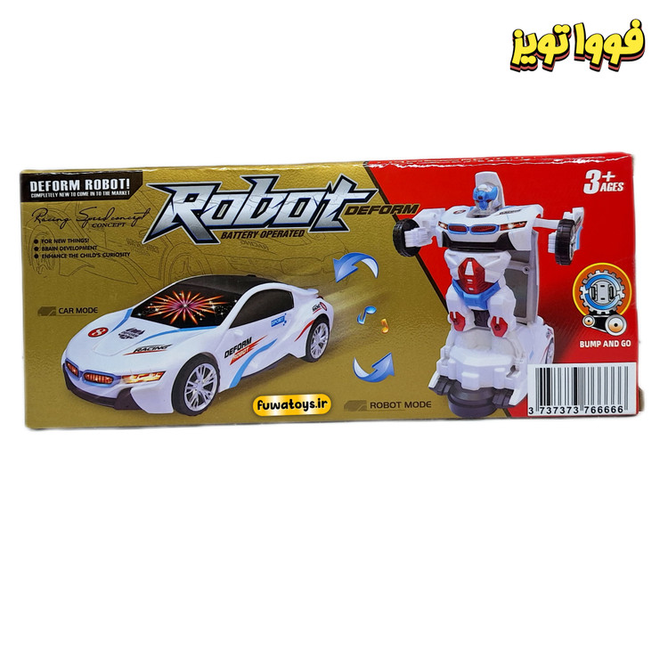 ماشین تبدیل شونده به ربات موزیکال برند ROBOT