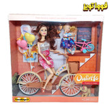 پک باربی دوچرخه سوار بهمراه لوازم آیتم
