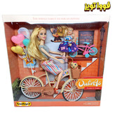 پک باربی دوچرخه سوار بهمراه لوازم آیتم