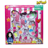 ست آرایشی کودک طرح یونیکورن قابل استفاده و ضدحساسیت