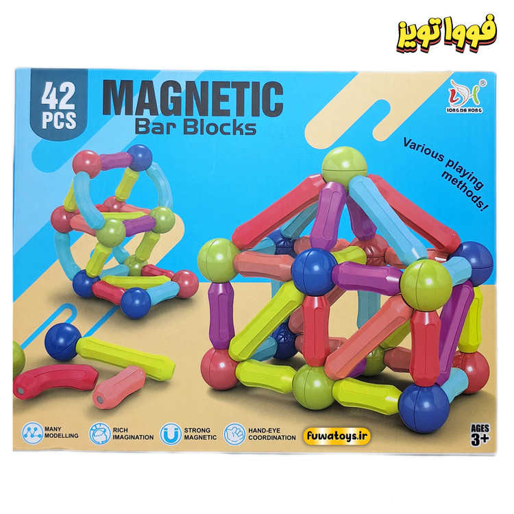 مگنت های ساختنی دارای 42 قطعه درشت مدلHO3