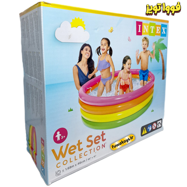 استخر بادی اینتکس سایز 168cm×46cm
