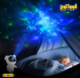 چراغ خواب کهکشانی مدل فضانورد (ریموت دار)
