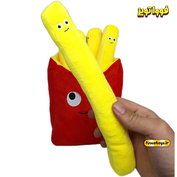 عروسک سیب زمینی سرخ کرده با ۵ عدد سیب زمینی بصورت مجزا