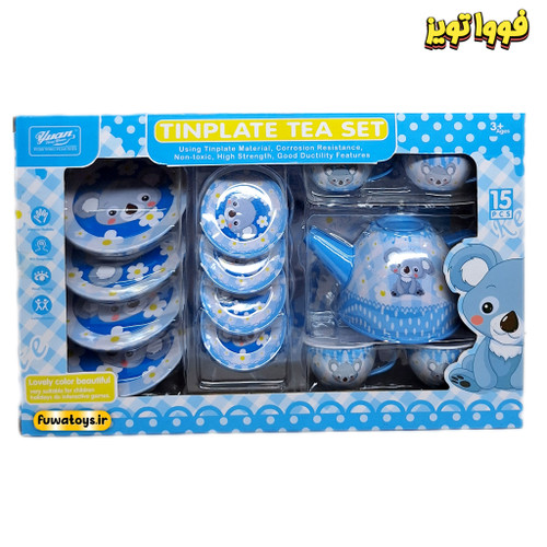 ست چایخوری استیل بچگانه مدل 555-CH011