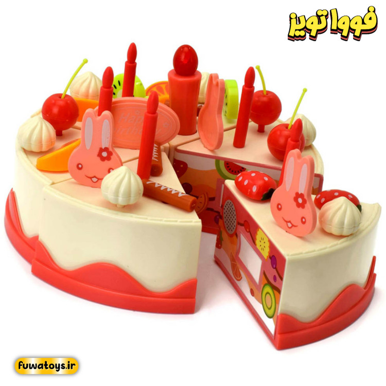 کیک تولد برشی 40 قطعه مدل 889-146