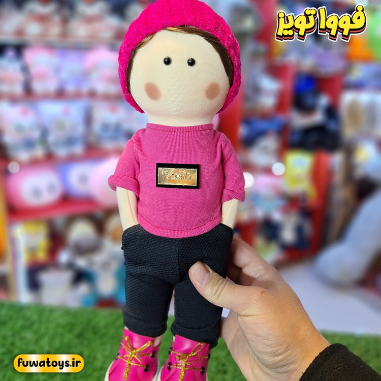 عروسک دختر و پسر روسی (مو بلند) سایز 35cm