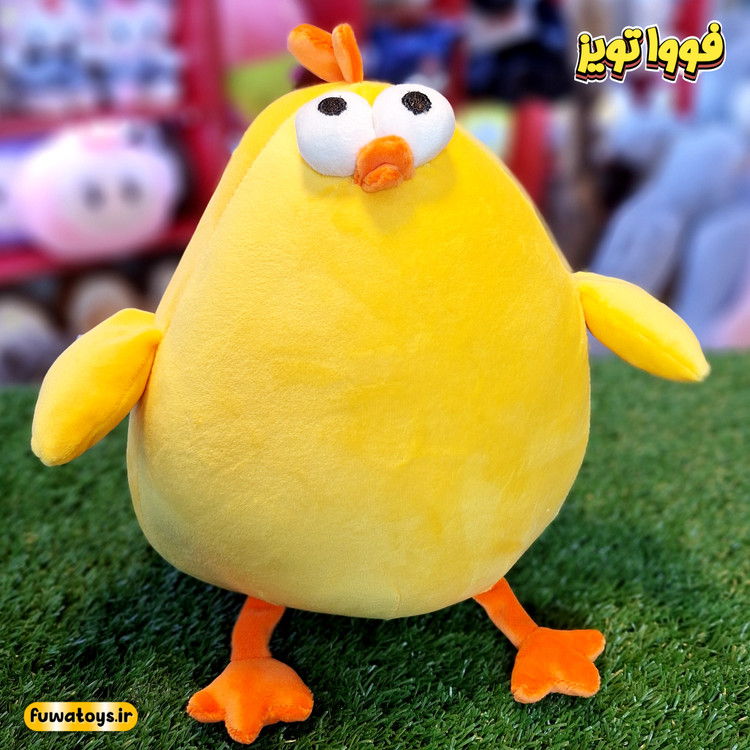 عروسک جوجه تپل چشم قلمبه سایز 30cm