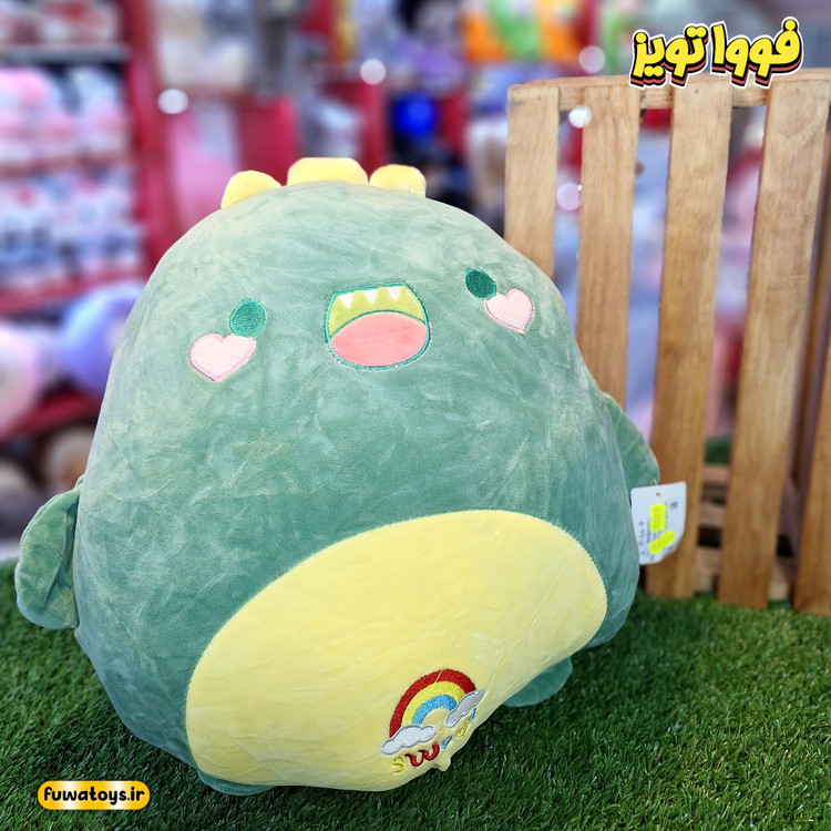 پتو بالشتی مدل دایناسور خپل سایز پتو 180cm