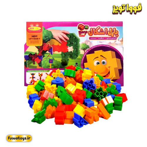 پازل اشکال 132 قطعه برند ردتویز/redtoys مناسب رده سنی 3+