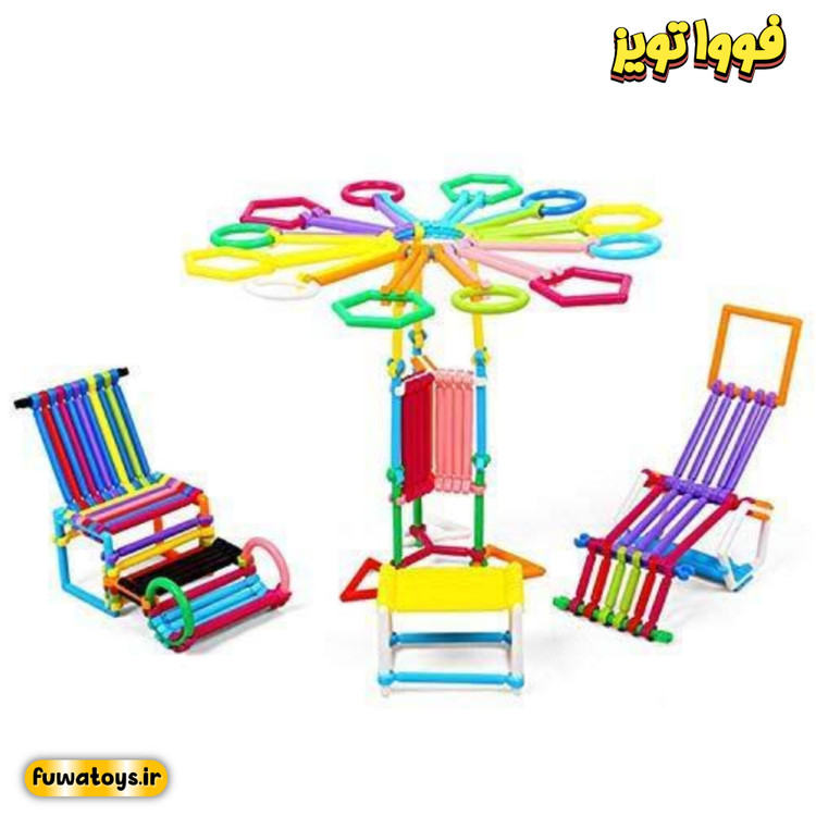 میله های هزارکاره ۵۰۰ قطعه برند سلام بازی مناسب رده سنی 3+ کپی