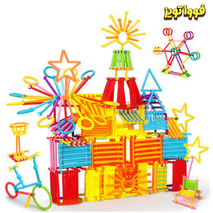 میله های هزارکاره 500 قطعه برند سلام بازی مناسب رده سنی 3+