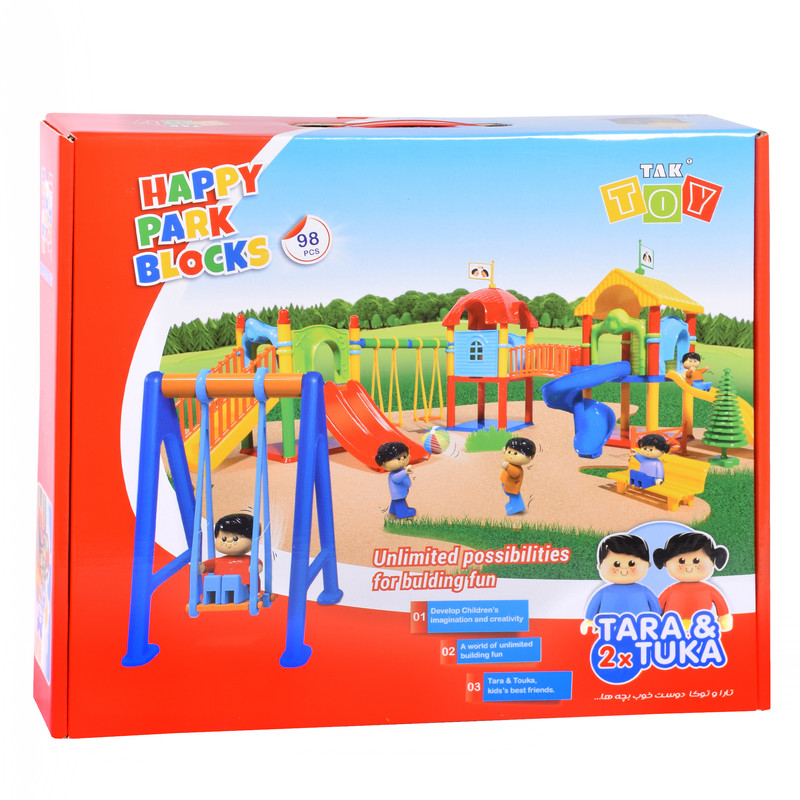پارک شادی 98 قطعه برند تک توی مناسب کودکان 3+